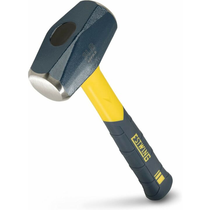 3-Pound Sledge Hammer with Fiberglass Handle