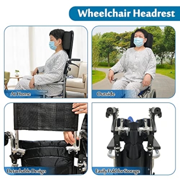 Wheelchair Neck Support Pillow for Head Stabilization
