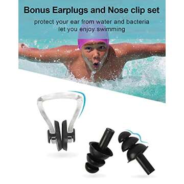 BRDLOCK Swim Cap for Kids - Extra Large for Thick Hair