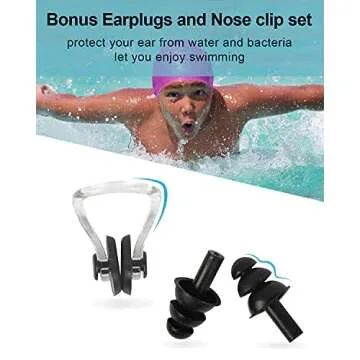 BRDLOCK Swim Cap for Kids - Extra Large for Thick Hair