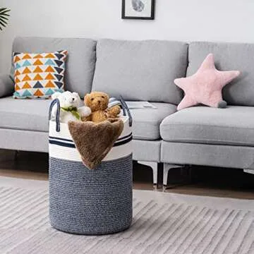 YOUDENOVA Eco-Friendly Tall Hamper for Stylish Storage