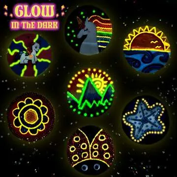 Glow in the Dark Kids Wooden Painting Kit