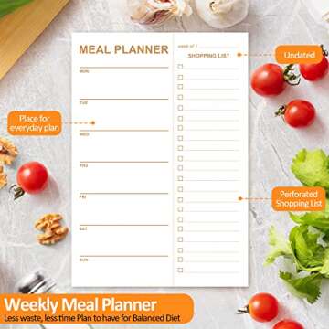 Weekly Meal Planner - Magnetic 2 Pack for Easy Meal Prep