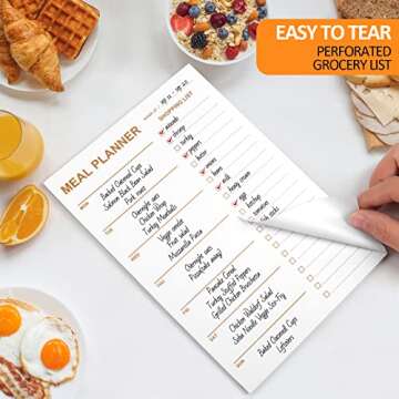 Weekly Meal Planner - Magnetic 2 Pack for Easy Meal Prep