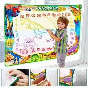 Jasonwell Dinosaur Aqua Doodle Mat 60x40 for Kids