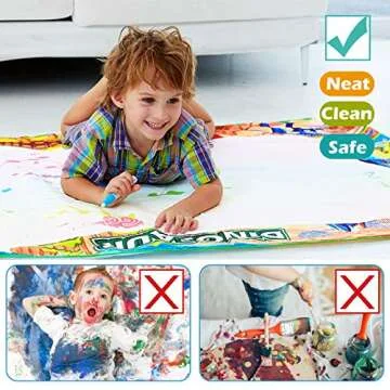 Jasonwell Dinosaur Aqua Doodle Mat 60x40 for Kids