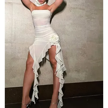 Juakoso Sexy Y2K Ruffles Fairy Dress for Summer Fashion