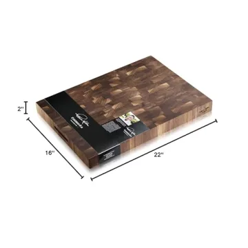 Cangshan Thomas Keller Walnut End-Grain Cutting Board 16x22