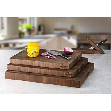 Cangshan Thomas Keller Walnut End-Grain Cutting Board 16x22