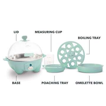 Dash Rapid Egg Cooker for Perfect Eggs Every Time