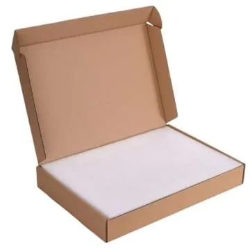 Laptop Shipping Box Cardboard Laptop Boxes with Protection Foam, Without Available Space for Cords or Chargers