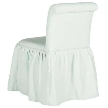Elegant Ivy Robins Egg Blue Vanity Chair by SAFAVIEH