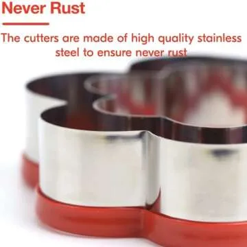 4 Pcs Dog Bone and Dog Paw Cookie Cutters, Dog Treats Cookie Cutter, Dog Bone Shapes Cutters, Homemade Dog Biscuit Treats Cutters, Coated with Soft PVC for Protection