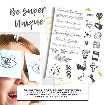 16 oz Glass Spray Bottle Set with Silicone Sleeves