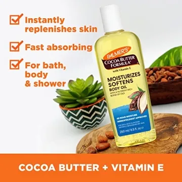 Cocoa Butter Body Oil for Glowing Hydrated Skin