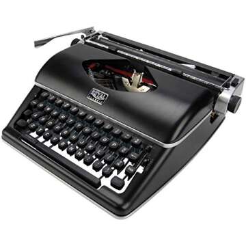 Royal Consumer Information Products Classic Retro Manual Typewriter (Black) - Durable & Stylish