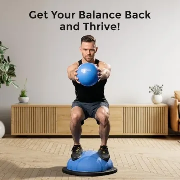 LifePro Half Exercise Ball Trainer - Horizon Balance Ball for Exercise - Balance Ball Trainer - Stability Ball for Exercise, Full Body Workout - Half Exercise Ball Balance Trainer for Physical Therapy