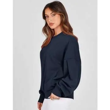 ZHENWEI Women's Cozy Oversized Fleece Sweatshirt