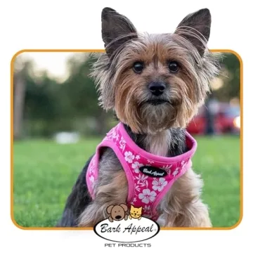 Bark Appeal Brown Step-in Harness for Small-Medium Dogs