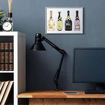 Stupell Industries Perfume Bottle Brands Fashion Glam Watercolor Design, Designed by Ziwei Li Wall A...