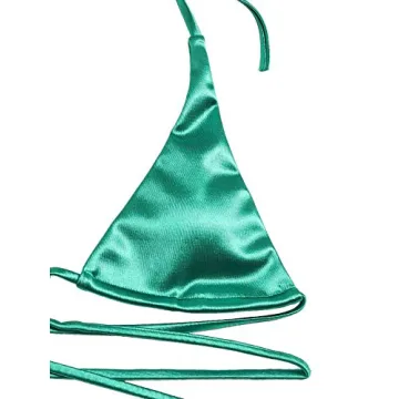 Stylish and Vibrant SOLY HUX Green Swimsuit Set