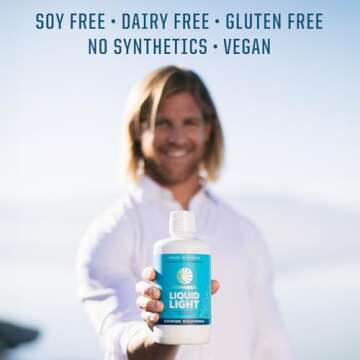 Fulvic Acid Trace Minerals Drops Supplement Organic Liquid Mineral Water Drops Vegan | Plant Based Liquid Light Mineral Complex 32 Fl Oz 32 Servings by Sunwarrior