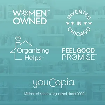 YouCopia Crazy Susan Organizer with 3 BPA-Free Bins