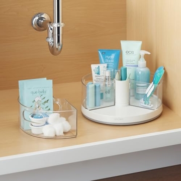 YouCopia Crazy Susan Organizer with 3 BPA-Free Bins