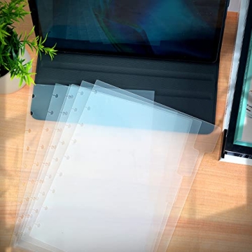 Stylish 6 Tab Classic Size Page Dividers for Planners