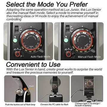Godox Lux Senior Retro Camera Flash - Vintage Charm Meets Modern Tech