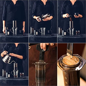 Outus Coffee Filter Holder Set with 700 Disposable Filters