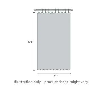 Sun Zero Barrow Energy Efficient Grommet Sliding Patio Door Curtain Panel, 100" x 84", Gray