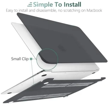 Stylish DONGKE MacBook Air 13 Inch Case with Accessories