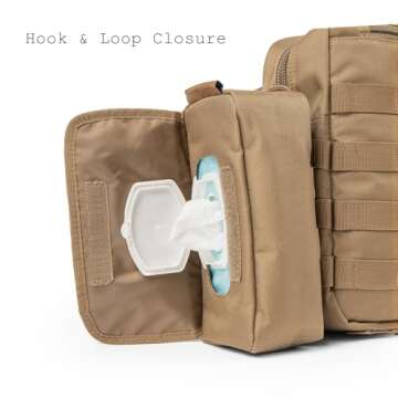 Tactical Baby Gear MOLLE Baby Wipe Pouch 2.0 (Black)