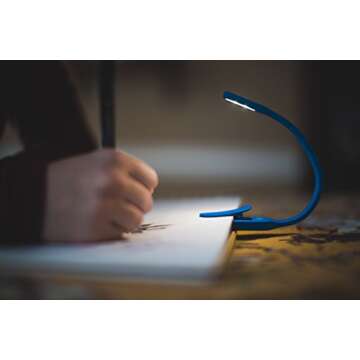 The Original Mighty Bright Recharge Clip On Rechargeable Book Light - Perfect for Reading in Bed, La...