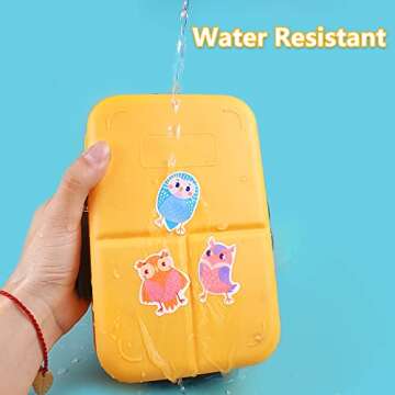 Lzerking 100 Sheets Printable Vinyl Glossy Sticker Paper 8.5x11 Waterproof