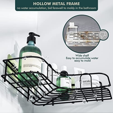 Corner Shower Caddy Pack No Drilling Bathroom Storage