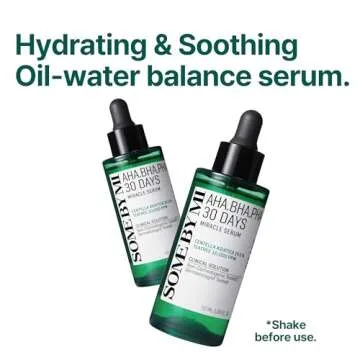 SOME BY MI AHA BHA PHA 30 Days Miracle Toner + AHA BHA PHA 30 Days Miracle Serum - 5.07Oz+1.69Oz - Made from Tea tree Water for Sensitive Skin - Skin Wastes, Sebum and Oiliness Care - Korean Skin Care