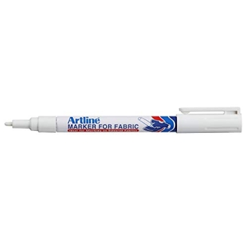 Artline White Marker for Fabric - Permanent & Washable