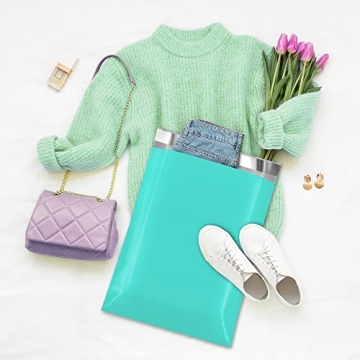 Fuxury Poly Mailers 12x15.5 Self-Sealing Teal Pack