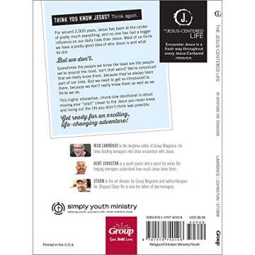 The Jesus-Centered Life: 40 Engaging Devotions for Teens