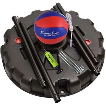GAMESUN Portable Tetherball Set for Outdoor Fun
