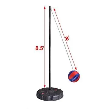 GAMESUN Portable Tetherball Set for Outdoor Fun