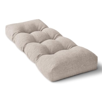 ROFIEJOX Bench Cushion 36 Inch - Plush High-Density Foam, Non-Slip Seat Cushion for Indoor and Outdo...