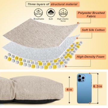 Comfortable ROFIEJOX Long Seat Cushion for Any Space