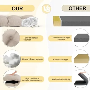 Comfortable ROFIEJOX Long Seat Cushion for Any Space