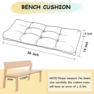 Comfortable ROFIEJOX Long Seat Cushion for Any Space