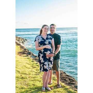 OUGES Women’s Summer Dress with Pockets - Casual Elegance