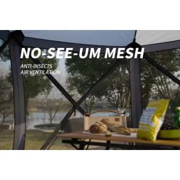 Gardimax 12'x12' Pop Up Gazebo Tent for Camping