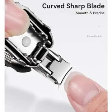 Compact Metal Design Keychain Nail Clipper for Travel